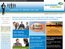 Tablet Screenshot of discoverycoaching.com